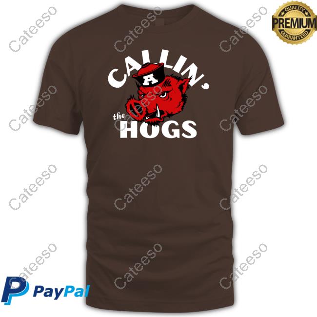 Josh Teeter Wearing Arkansas Callin Hogs Long Sleeve T Shirt