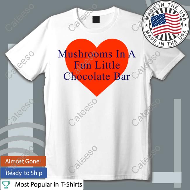 Kurtisconner Wearing Mushrooms In A Fun Little Chocolate Bar Hoodie Kurtisconner Wearing Mushrooms In A Fun Little Chocolate Bar Hoodie