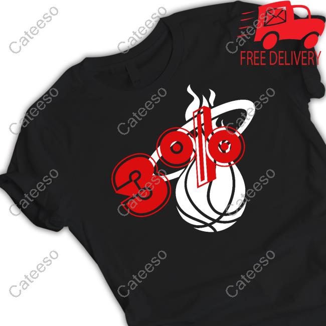 3% Miami Heat Hoodied Sweatshirt