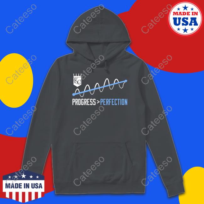 Anne Rogers Kc Progress Over Perfection Hoodie Sweatshirt