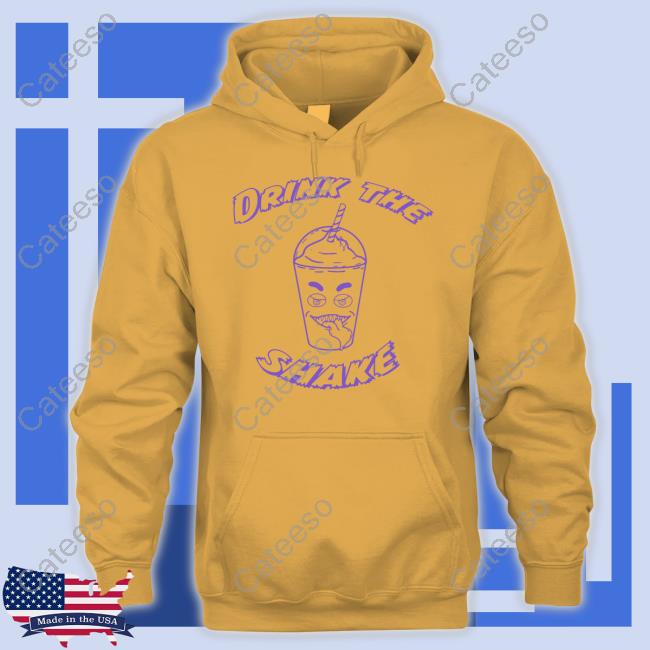 Cailin Carnahan Grimace Drink The Shake Hoodied Sweatshirt Cailin Carnahan Grimace Drink The Shake Hoodied Sweatshirt