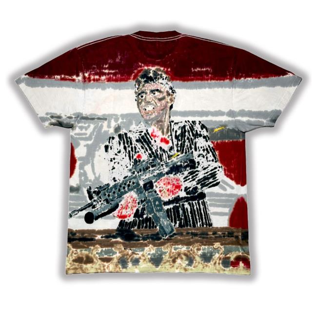 Scarface Hand Dyed Short Sleeve T-Shirt Scarface Hand Dyed Short Sleeve T-Shirt