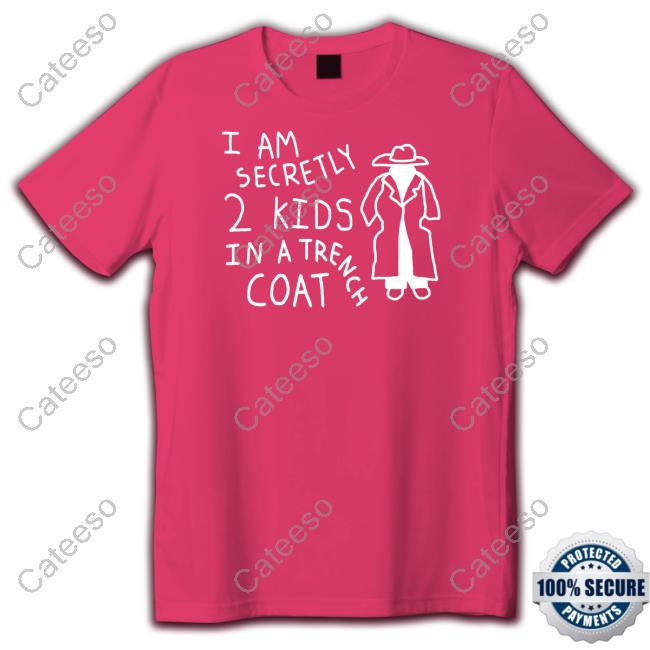 Thegoodshirts I Am Secretly 2 Kids In A Trench Coat Long Sleeve T Shirt Thegoodshirts I Am Secretly 2 Kids In A Trench Coat Long Sleeve T Shirt