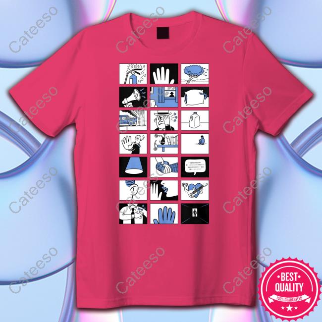 They Might Be Giants Fingertips On Blue Tee They Might Be Giants Fingertips On Blue Tee