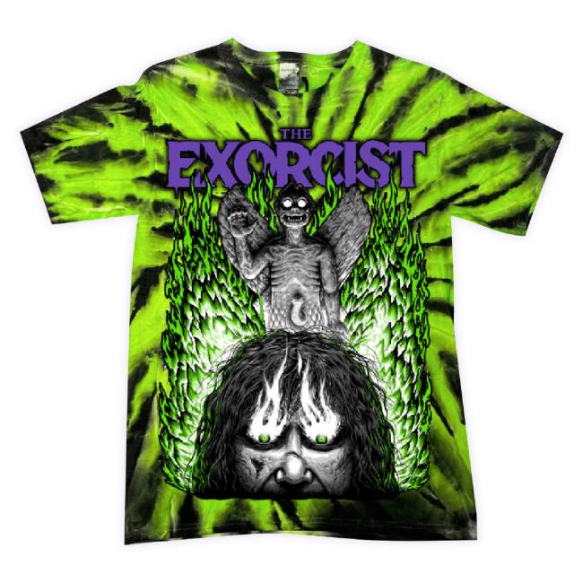 Official Creeporama Shop The Exorcist - Tie Dye Sweater Official Creeporama Shop The Exorcist - Tie Dye Sweater