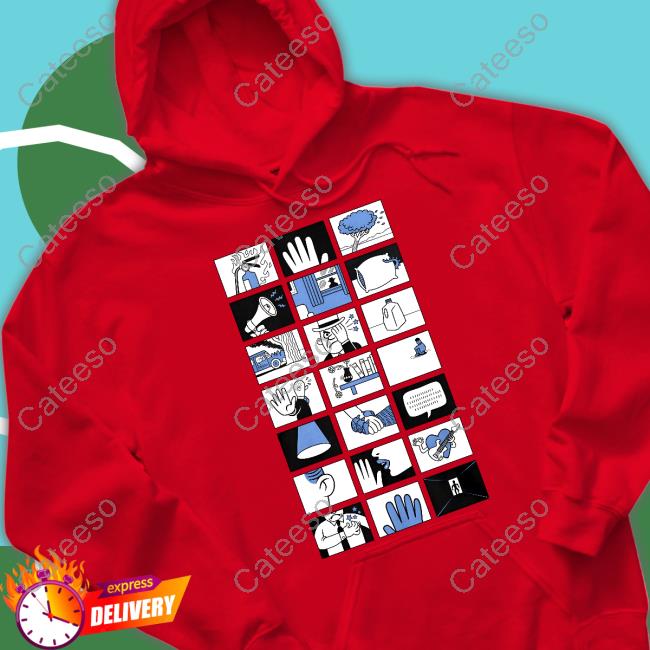 They Might Be Giants Fingertips On Blue Tee They Might Be Giants Fingertips On Blue Tee