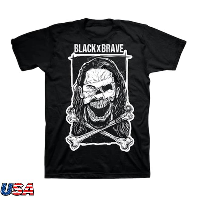 Black And Brave Crossbones T-Shirt Black And Brave Crossbones T-Shirt