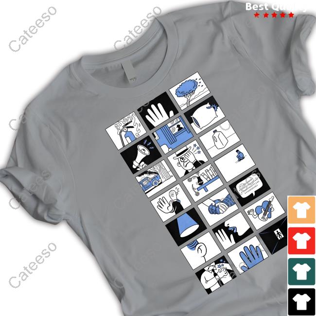 They Might Be Giants Fingertips On Blue Tee They Might Be Giants Fingertips On Blue Tee