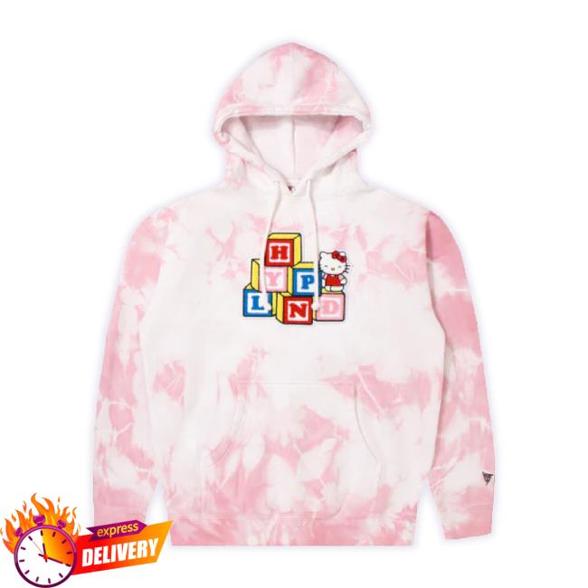 Official Hypland Merch Store Hello Kitty Blocks Chenille Classic Shirt (Tie Dye) Hypland Shop Official Hypland Merch Store Hello Kitty Blocks Chenille Classic Shirt (Tie Dye) Hypland Shop