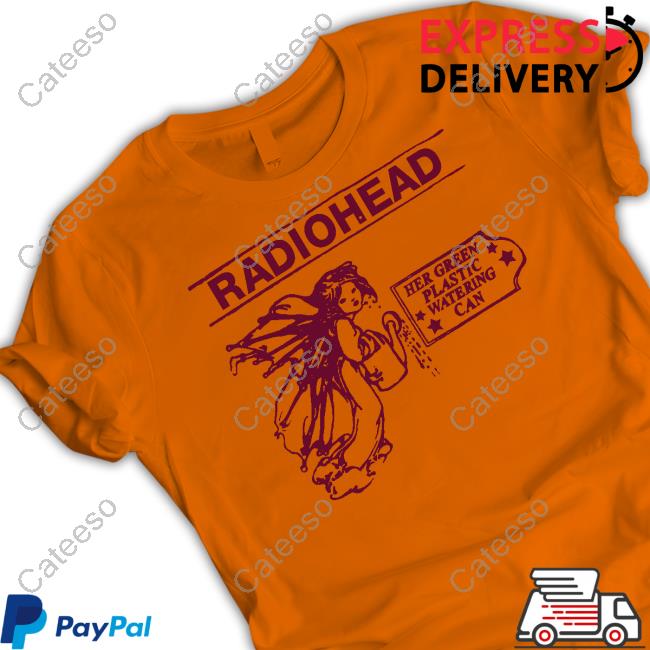 Lizzybtq Radiohead Her Green Plastic Watering Can Official
