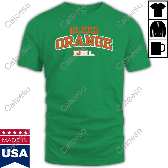 Bleed Orange Phl T Shirt Bleed Orange Phl T Shirt
