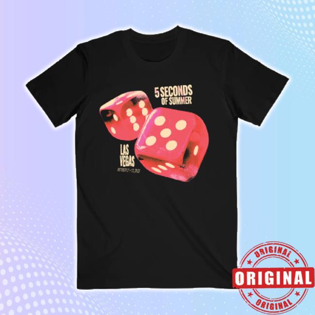 Official 5 Seconds Of Summer Tour Merch Store Las Vegas Dice Shirts 5Sos Shop