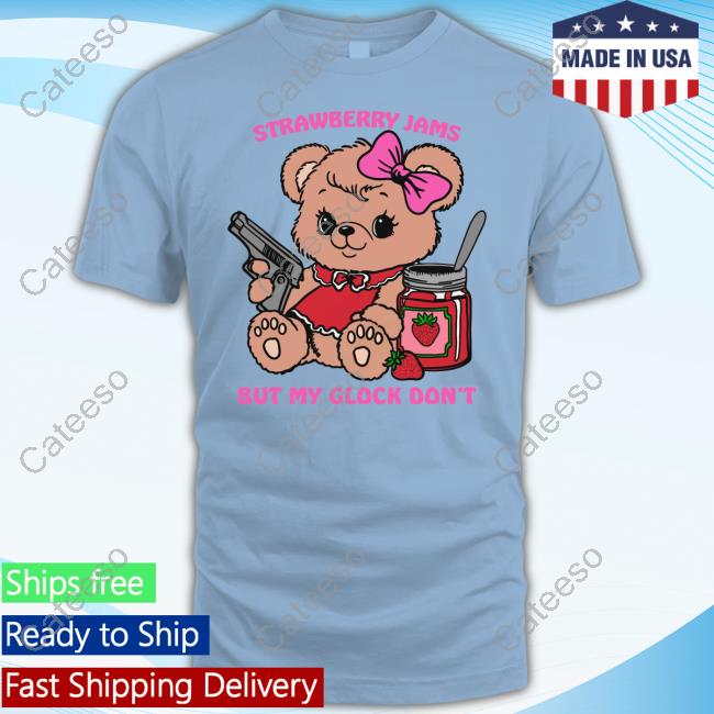 Thegoodshirts Strawberry Jams But My Glock Doesn't Sweater Thegoodshirts Strawberry Jams But My Glock Doesn't Sweater