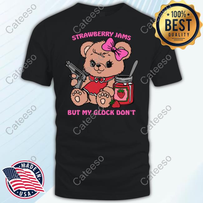 Thegoodshirts Strawberry Jams But My Glock Doesn't Sweater Thegoodshirts Strawberry Jams But My Glock Doesn't Sweater