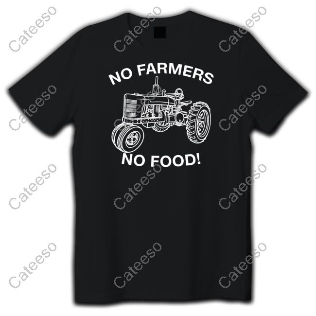 No Farmers No Food Shirt Diomyx Branding Store No Farmers No Food John Deere Vintage Tractor Outline Drawing