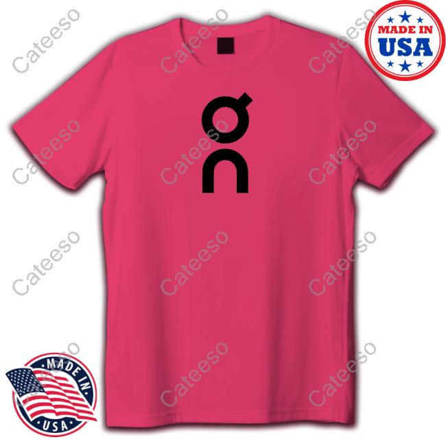Official Iga Swiatek Wearing On Running Logo Tee Shirt