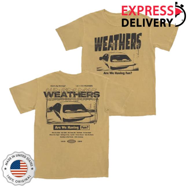 Original Sumerian Records Merch Store Weathers - How's My Driving Vintage Mustard TankTop Sumerianrecords Shop Original Sumerian Records Merch Store Weathers - How's My Driving Vintage Mustard TankTop Sumerianrecords Shop