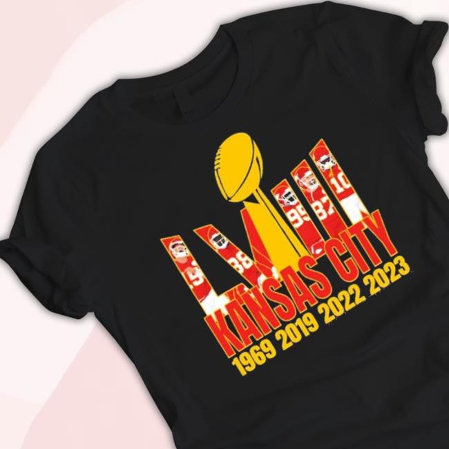 Original Lviii Champions Kansas City 4-Time Champs T-Shirt