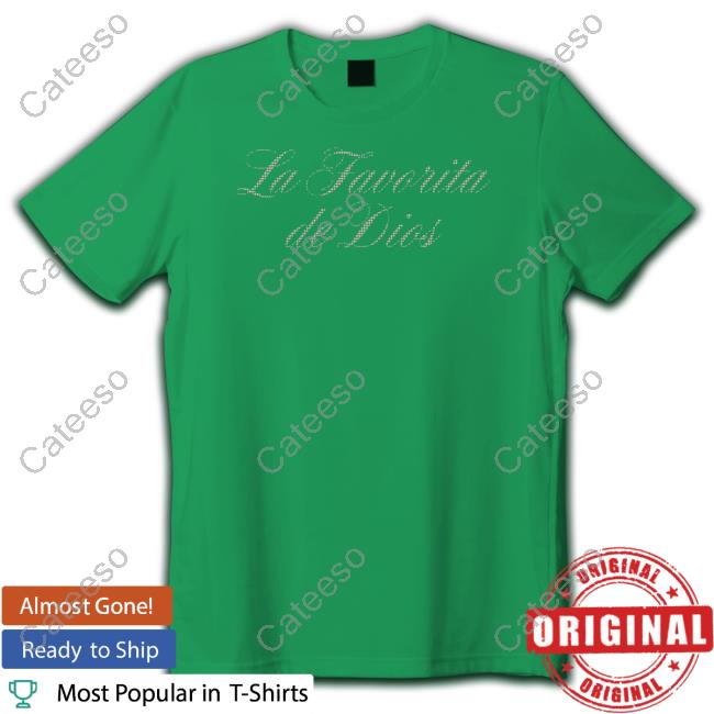 Shopkaliuchis La Favorita De Dios Rhinestone Embellished Long Sleeve T Shirt