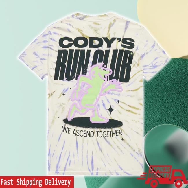 Original Cody'srun Club Merch Store Runboy - T-Shirt - Tiedye Codysrunclub Shop