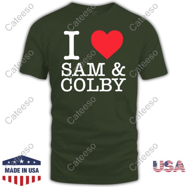 I Love Sam & Colby Sweatshirt Xplr Shop I Love Sam & Colby Tank Top