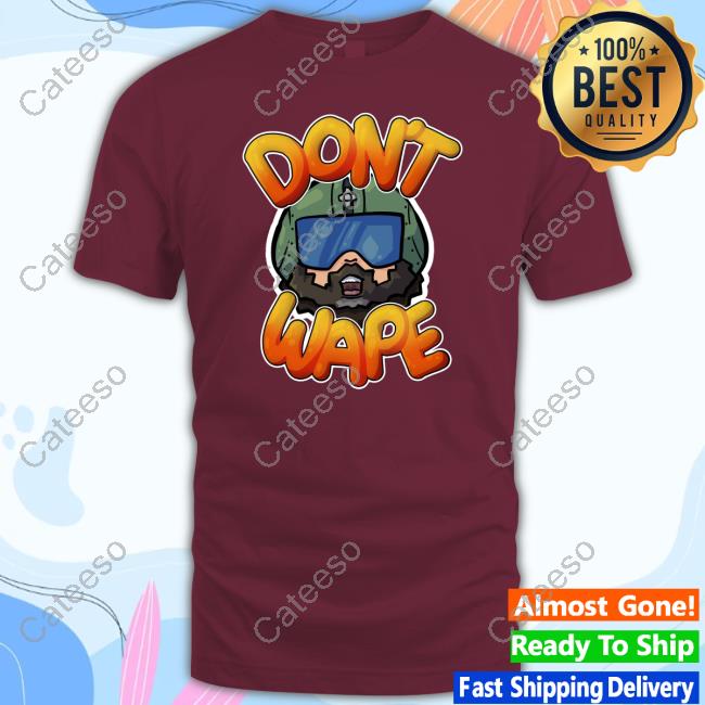 Dick Masterson Don't Wape Official Shirt