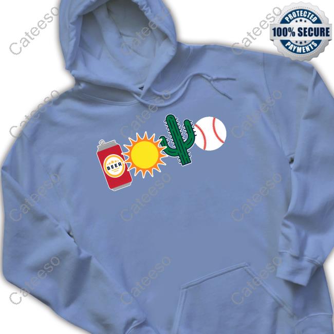 Obviousshirts Merch Beer Sun Cactus And Baseball Shirts