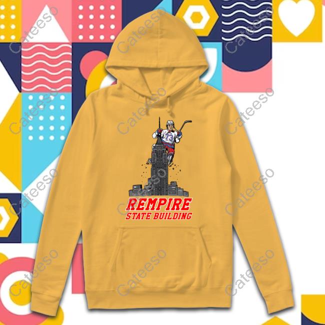 Spittin' Chiclets 73 Empire State Building Hooded Sweatshirt Barstoolsports Store