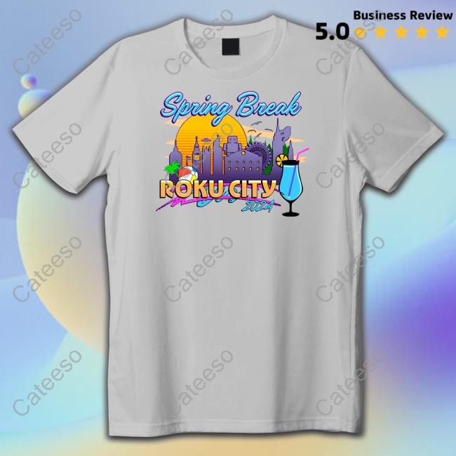 Official Shithead Steve Merch Spring Break: Roku City Tee Shirt