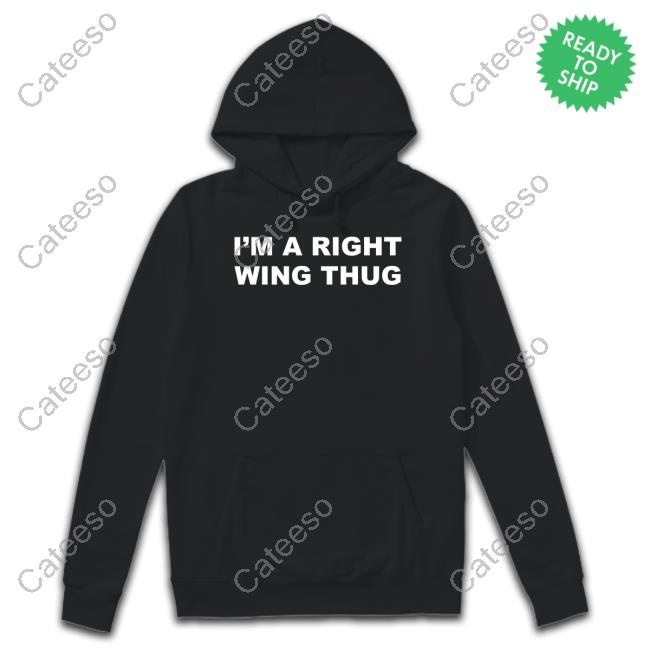 Tommy Robinson I'm A Right Wing Thug Hoodie