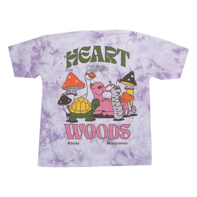 Kacey Musgraves Official Merchandise Heart Of The Woods T-Shirt Kacey Musgraves Official Merchandise Heart Of The Woods T-Shirt