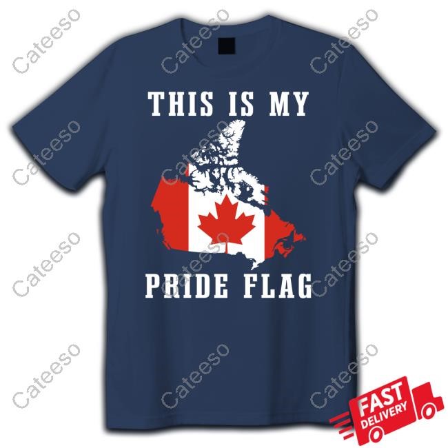 This Is My Pride Flag Canada Zip Up Hooded Sweatshirt