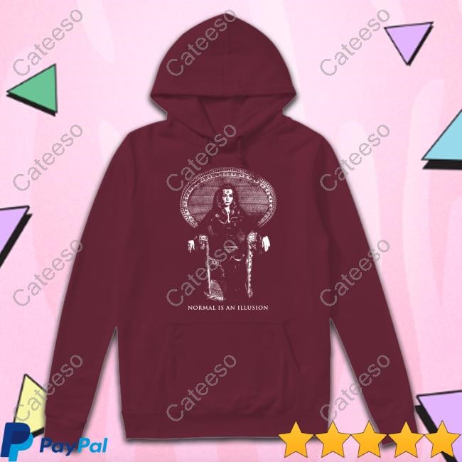 Blackcraftcult Morticia Addams Normal Is An Illusion Sweatshirt Blackcraftcult Morticia Addams Normal Is An Illusion Sweatshirt