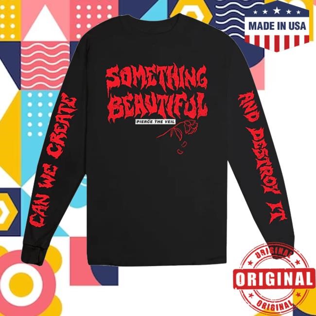 Pierce The Veil Something Beautiful Unisex Sweatshirt Pierce The Veil Something Beautiful Unisex Sweatshirt