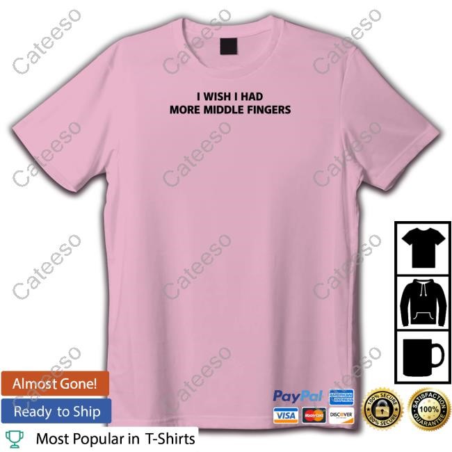Official Marine67 I Wish I Had More Middle Fingers Crewneck Sweatshirt