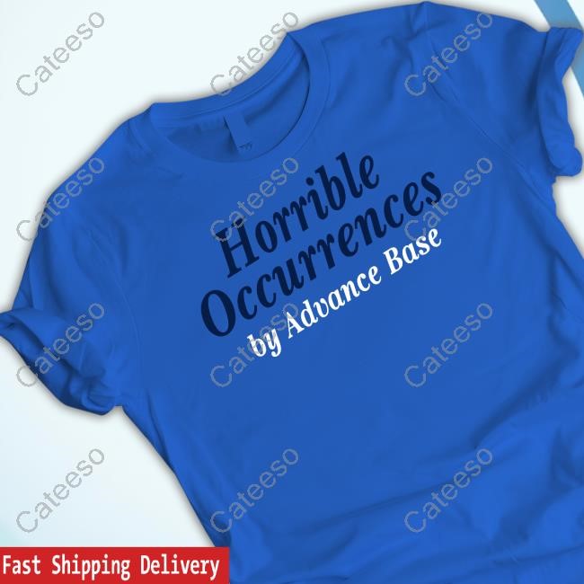 Run For Cover Records Advance Base Horrible Occurrences Hoodie