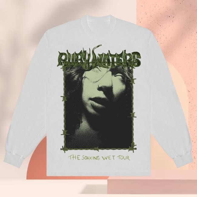 Ruby Waters Music Merch Soaking Wet Tour Long Sleeve Shirts