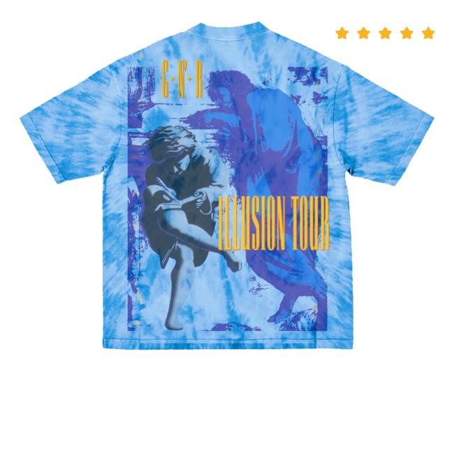 Gnrmerch Use Your Illusion '91-92 Tie Dye Tour Shirts