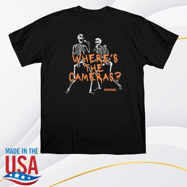 Mwmh Shop Where's The Cameras Tee Shirt