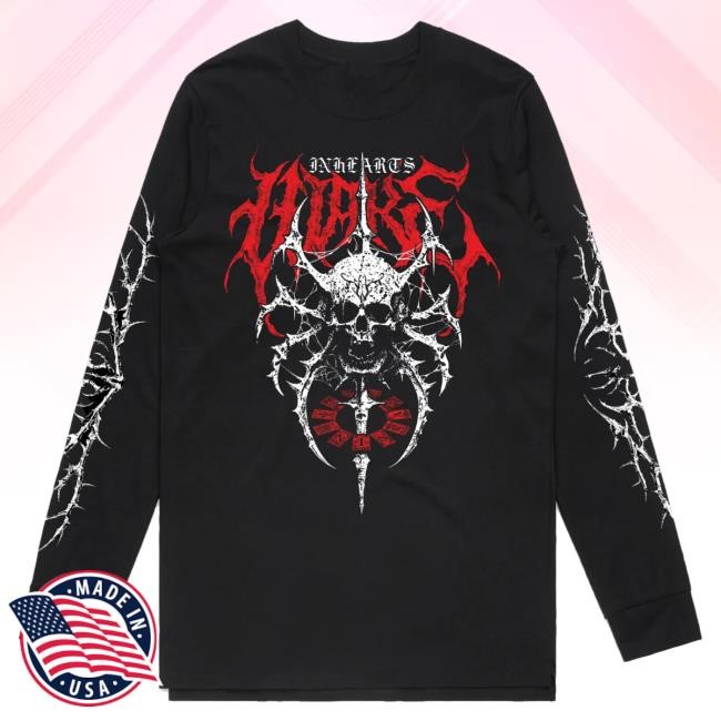 In Hearts Wake Merch Thorns Longsleeve Hooded Sweatshirt