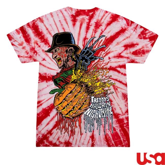 Freddy's Halloween Nightmare Tie-Dye T Shirt