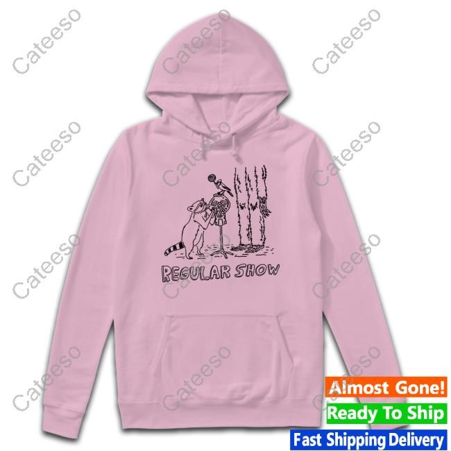 Eli Bdaay Regular Show Tattoo Art Hooded Sweatshirt