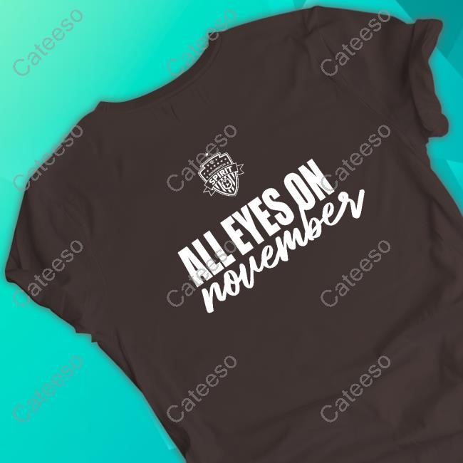 Clinched All Eyes On November Tank Top Washington Spirit Clinched