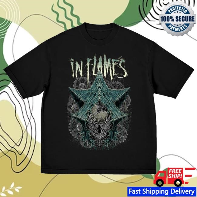 Inflames Merch The Wheels Turn Shirts