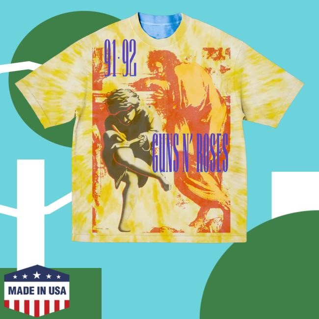 Gnrmerch Use Your Illusion '91-92 Tie Dye Tour T Shirt