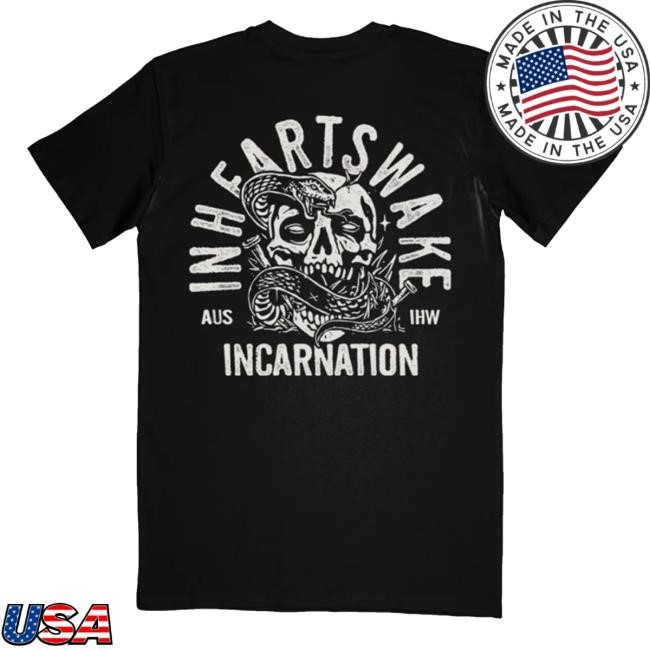 Inheartswake Incarnation Snake Skull New Shirt Inheartswake Merch Store