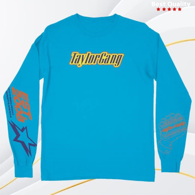Taylor Gang Merch Taylor Baked Long Sleeve Shirt