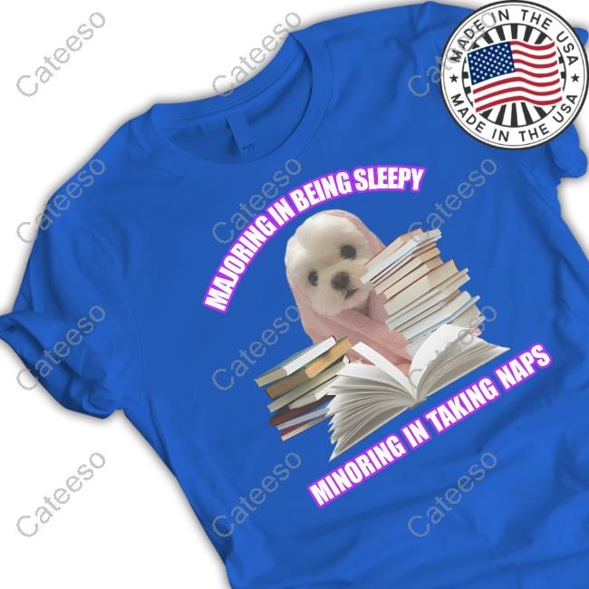Cringey Tees Majoring In Being Sleepy Minoring In Taking Naps Tee