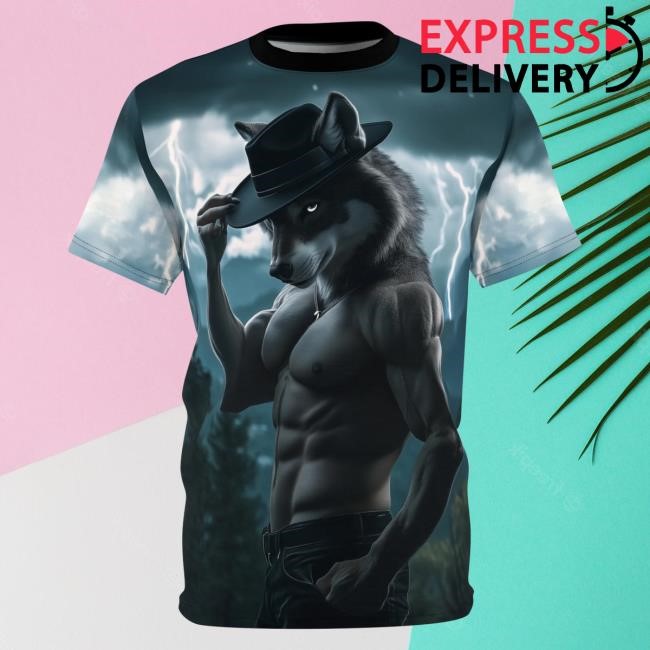 Limited Mysterious Wolf All-Over Print Tee Not Safe For Wear