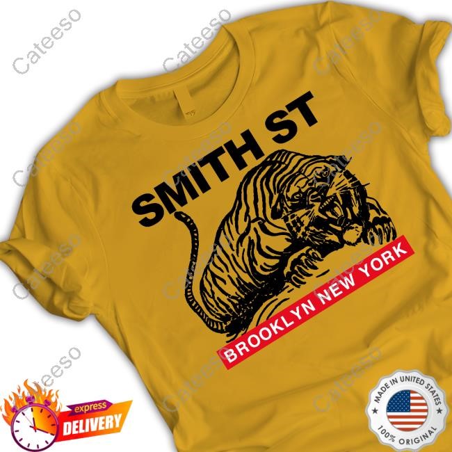 Smith St Brooklyn New York Zip Up Hooded Sweatshirt